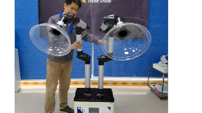 執信環保車間除塵器設備吸塵器,除塵器小型,凈化企業車間煙塵污染！